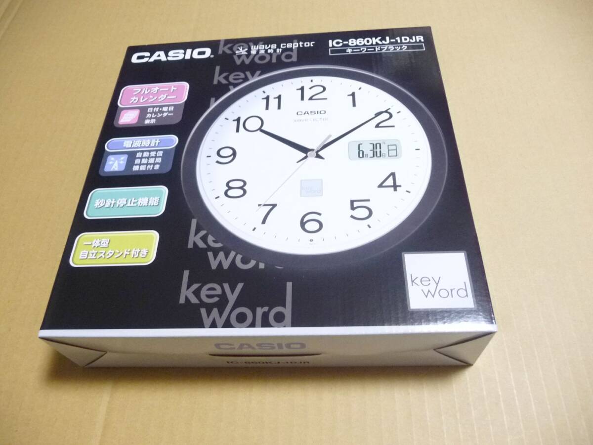 新品 カシオ CASIO 電波時計 掛置兼用 IC-860KJ-1DJR(IC-860J 新品 カシオ CASIO 電波時計 掛置兼用 IC-860KJ-1DJR(IC-860J