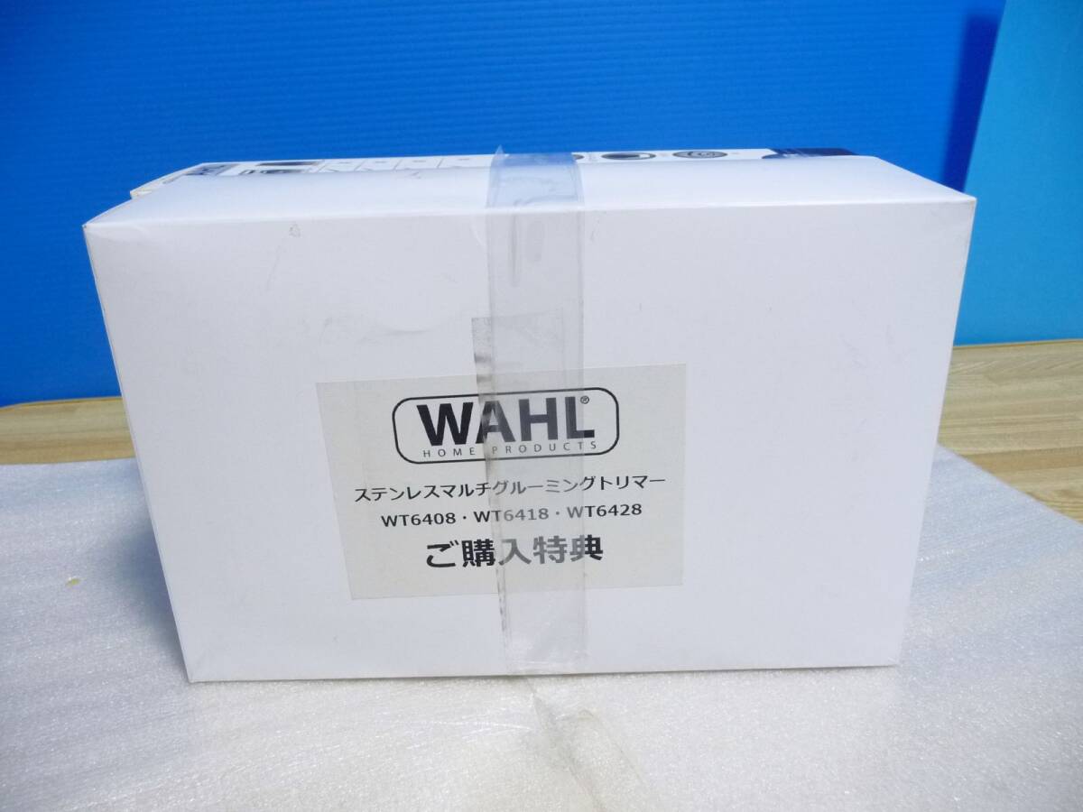 ◆新品(特典付き) WAHL(日本ウォール) ステンレスマルチグルーミングトリマー WT6408 [ハイエンドモデル/米国製] 保証付 1点限り