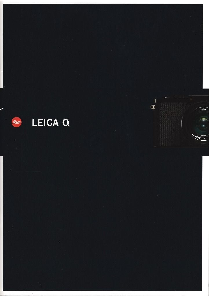 Leica Leica Q. general catalogue ( unused beautiful goods )
