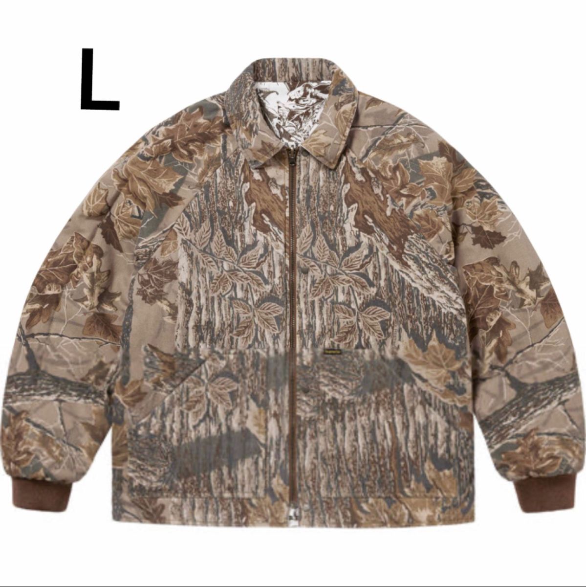 Supreme RealTree Reversible Quilted Work Jacket "Snow Camo