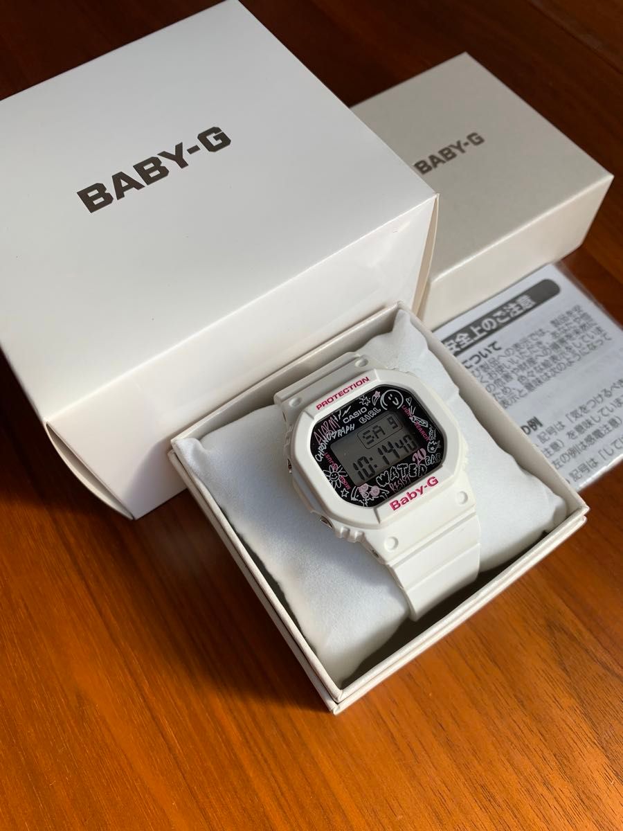 【新品】カシオCASIOプロテクションPROTECTION◆Baby-G 3290(B)P JA◆腕時計レディース◆ホワイト白色