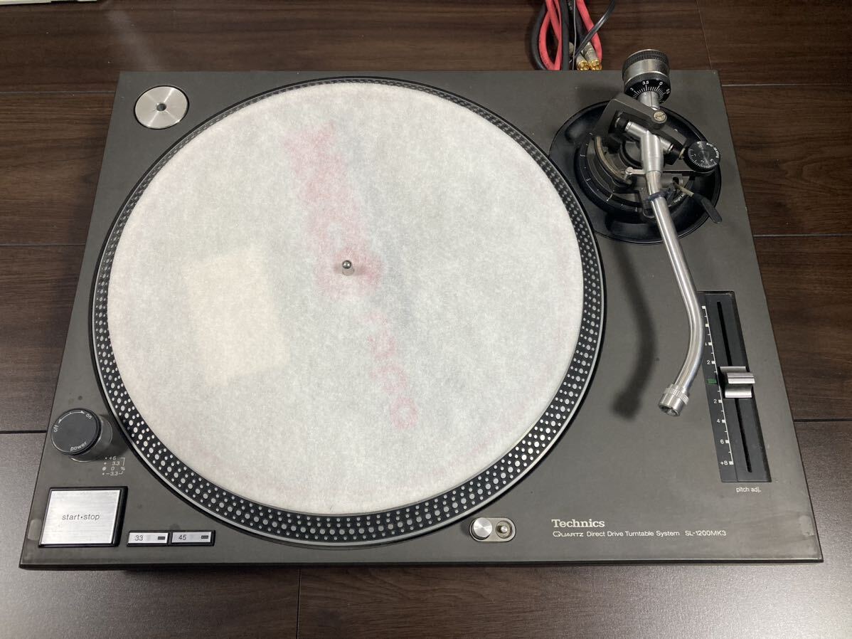 ■ジャンク■Technics SL-1200MK3 ターンテーブル■テクニクス ターンテーブル■_画像1