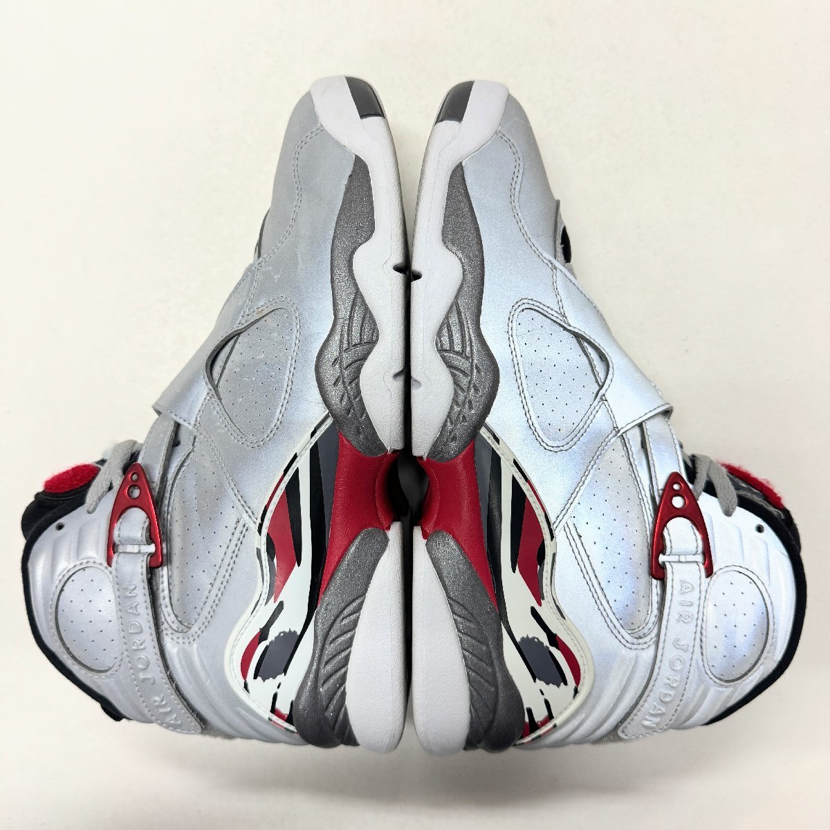 26cm AIR JORDAN 8 RETRO SP CI4073-001 エアジョーダン 8 レトロ SP シルバーグレイ メンズ スニーカー ET 105118_画像5