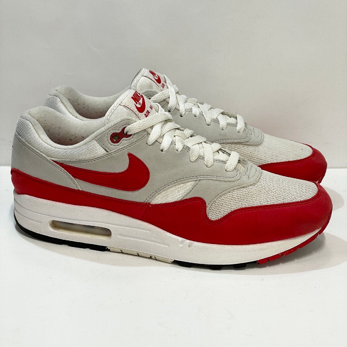 27.5cm NIKE AIR MAX 1 ANNIVERSARY 908375-103 ナイキ エアマックス1 アニバーサリー ユニバーシティレッド メンズ スニーカー MU H101202_画像1