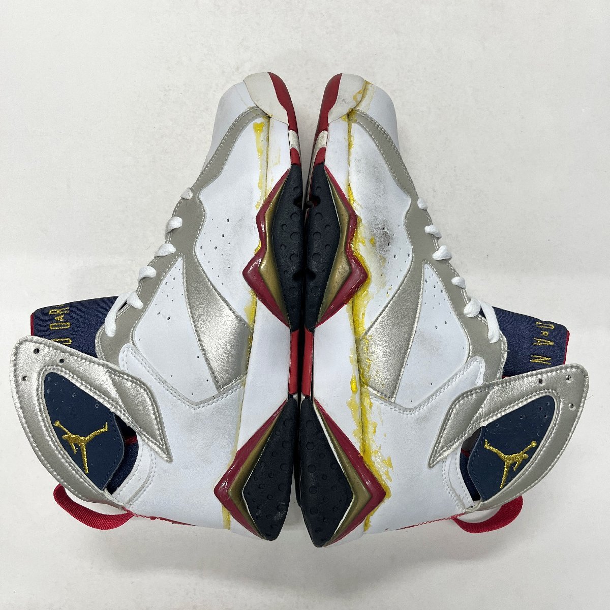 26.5cm NIKE AIR JORDAN 7 RETRO 304775-171 エアジョーダン 7 レトロ ホワイト メンズ スニーカー FH 105723_画像5