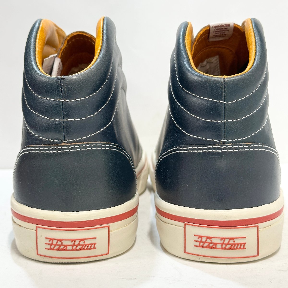 27cm VISVIM LOGAN ELSTON v00007105-04 ヴィズビム ローガン エルストン ネイビー メンズ スニーカー JO H102773_画像5