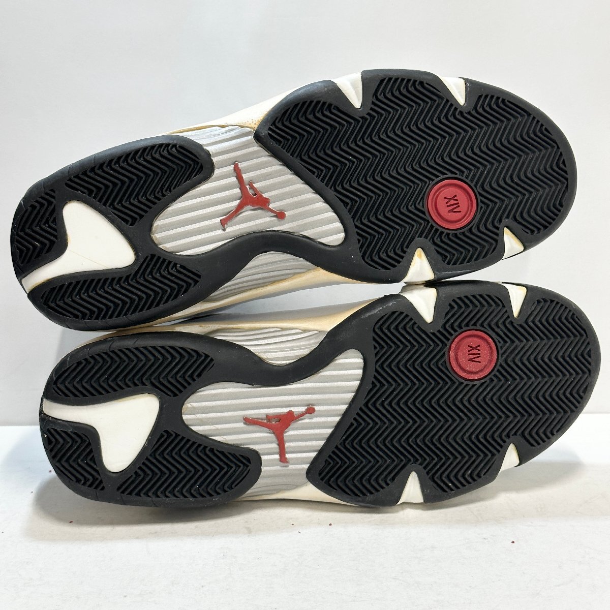 29cm AIR JORDAN 14 AJ14 136011-101 エア ジョーダン 14 オリジナル ブラック トゥ メンズ スニーカー DB H102419_画像6