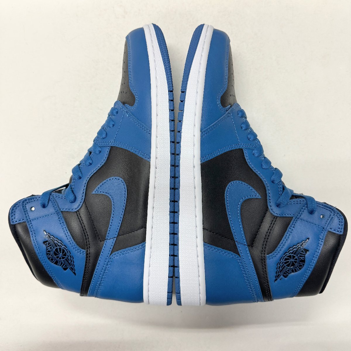 28cm AIR JORDAN 1 RETRO HIGH OG 555088-404 エアジョーダン 1 レトロ ハイ ブルーブラックホワイト メンズ スニーカー HV H104393_画像3