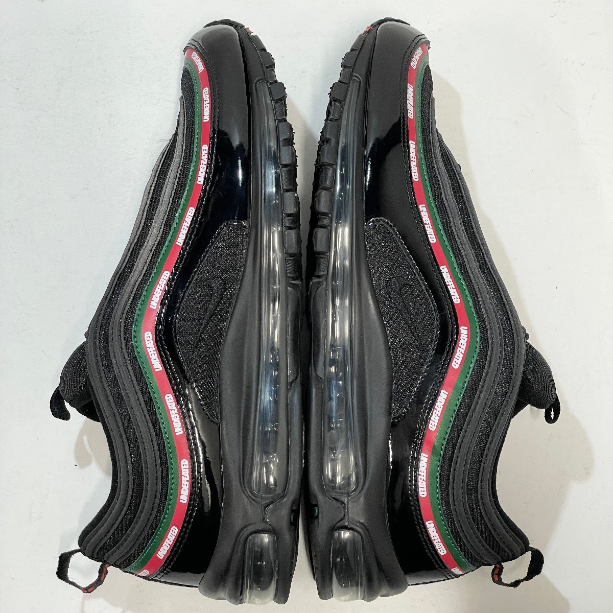 30cm NIKE AIR MAX 97 OG / UNDFTD AJ1986-001 ナイキ エアマックス97 OG アンディーフィーテッド ブラック メンズ スニーカー PI H106167_画像4