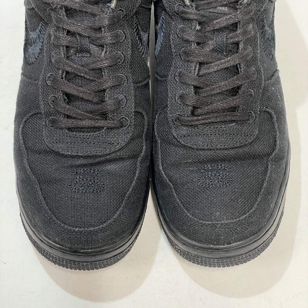 29cm NIKE AIR FORCE 1 LOW /STUSSY CZ9084-001 ナイキ エアフォース 1 ロー / ステューシー ブラック メンズ スニーカー MH H105914_画像7