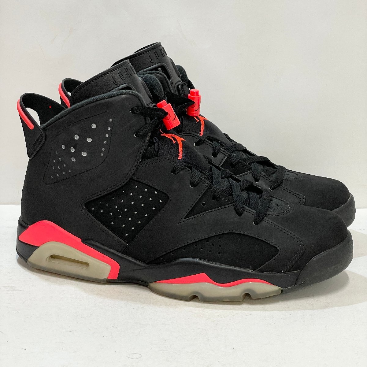 27.5cm AIR JORDAN 6 RETRO 384664-023 エア ジョーダン 6 レトロ インフラレッド メンズ スニーカー NL H106048の画像1