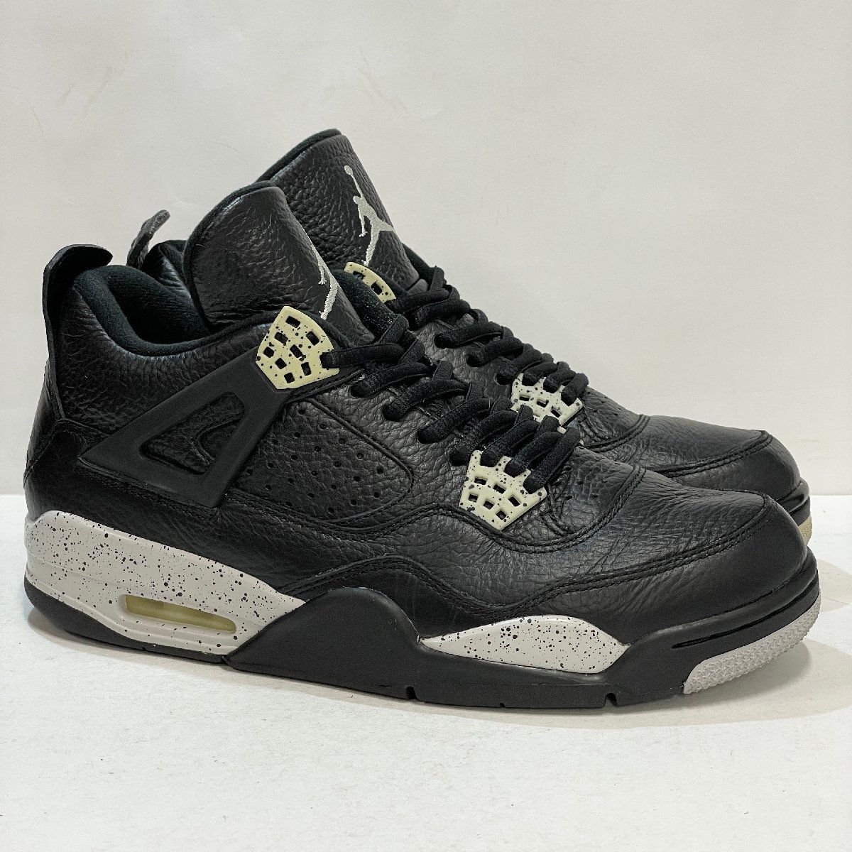 27cm AIR JORDAN 4 RETRO LS 314254-003 エア ジョーダン 4 レトロ LS オレオ メンズ スニーカー RB H61442の画像1