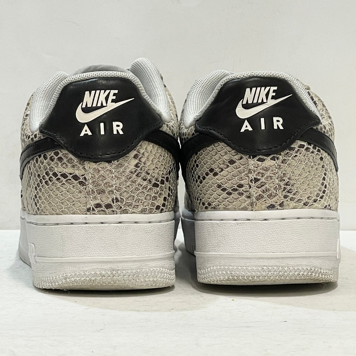 27cm NIKE AIR FORCE 1 07 PRM BQ4424-100 ナイキ エアフォース 1 PRM スネークスキン メンズ スニーカー QW H106365_画像5