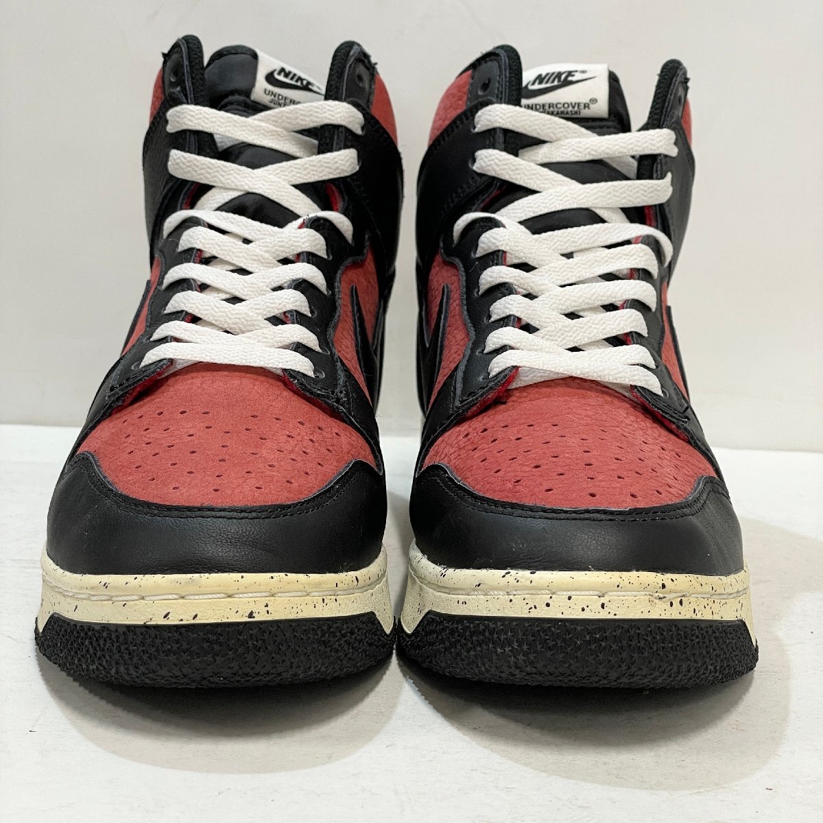 27cm NIKE DUNK HI 1985 / U DD9401-600 ナイキ ダンク ハイ 1985 / アンダーカバー ジムレッド メンズ スニーカー PC H106125_画像7