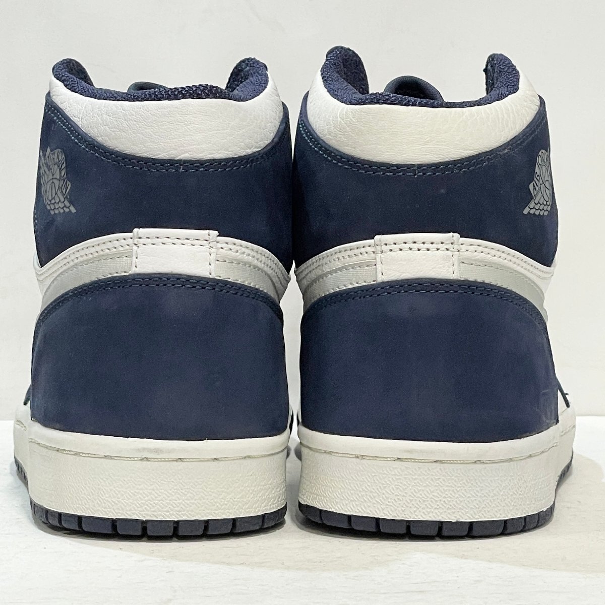 27.5cm AIR JORDAN 1 (2001 ADDITION) 136060-101 エア ジョーダン 1 2001 アディション ネイビー メンズ スニーカー RK H101966の画像5