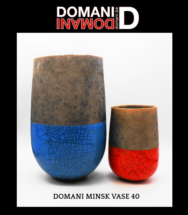 ＜DOMANI Collection＞ドマーニ・ミンスク・ターコイズブルー＿DOMANI MINSK VASE＿超貴重！廃盤特大サイズ40㎝_画像1