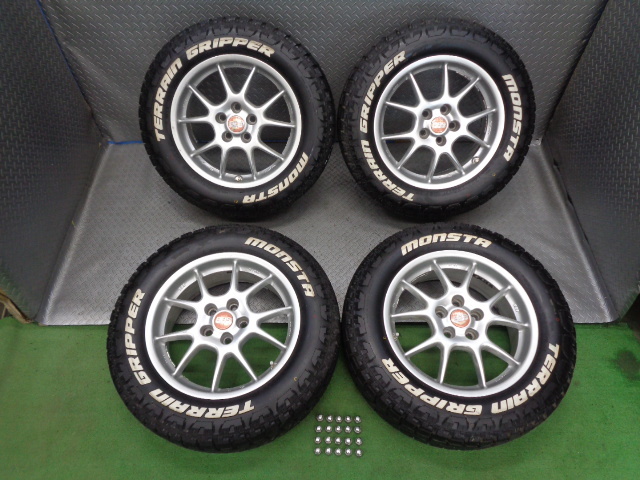 バリ山!! BBS 17 インチ ホイール タイヤ 4本 225/65R17 7J 114.3 5H 5穴 CX-8 CX-5 エクストレイル ヴァンガード ハリアー RAV4 デリカ D5の画像1