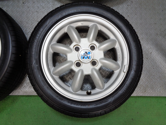 バリ山! MINILITE ミニライト 14 インチ ホイール タイヤ 4本 165/55R14 4.5J 100 4穴 4H ミラ ムーヴ ワゴンR ラパン N-BOX モコ パレット_画像5