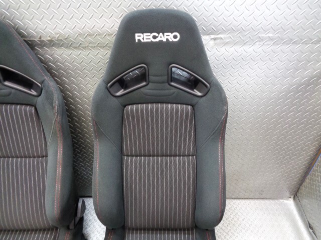 美品 HA36S アルト ワークス RECARO 運転席 助手席 ドライバーズ アシスタント セミバケット シート 左右 セット SR-7 検) ラパン ジムニー_画像4