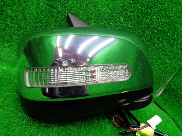 希少!! 良品! T31 NT31 TNT31 DNT31 エクストレイル 前期 後期 純正 オプション LED ウインカー 付 メッキ サイド ドア ミラー 左右 セットの画像3