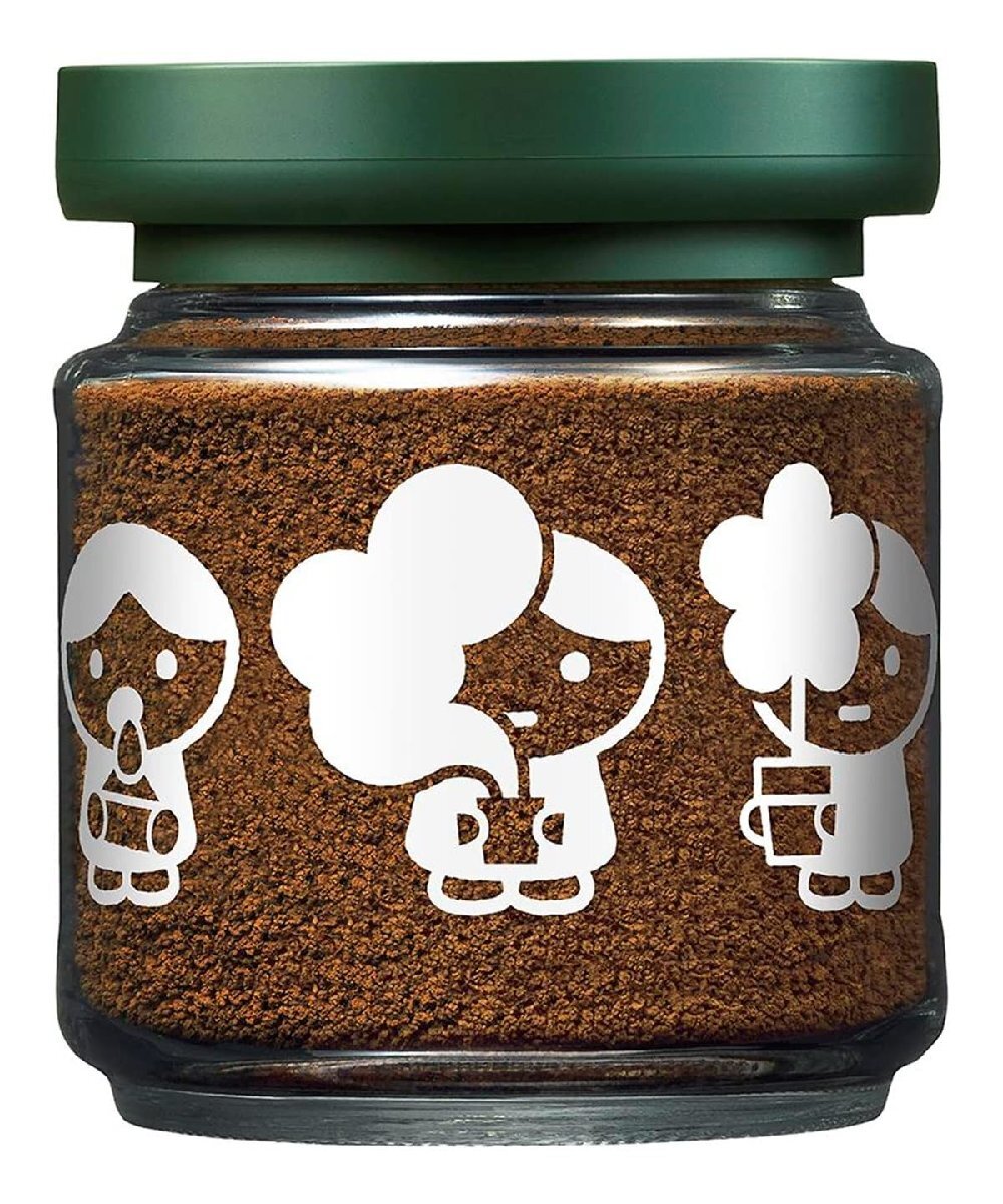 AGF ブレンディ COFFEE BOY コラボレーション インスタントコーヒー デコレーション瓶 80g 【 詰め替え 瓶 】【 水に溶けるコーヒ_画像1