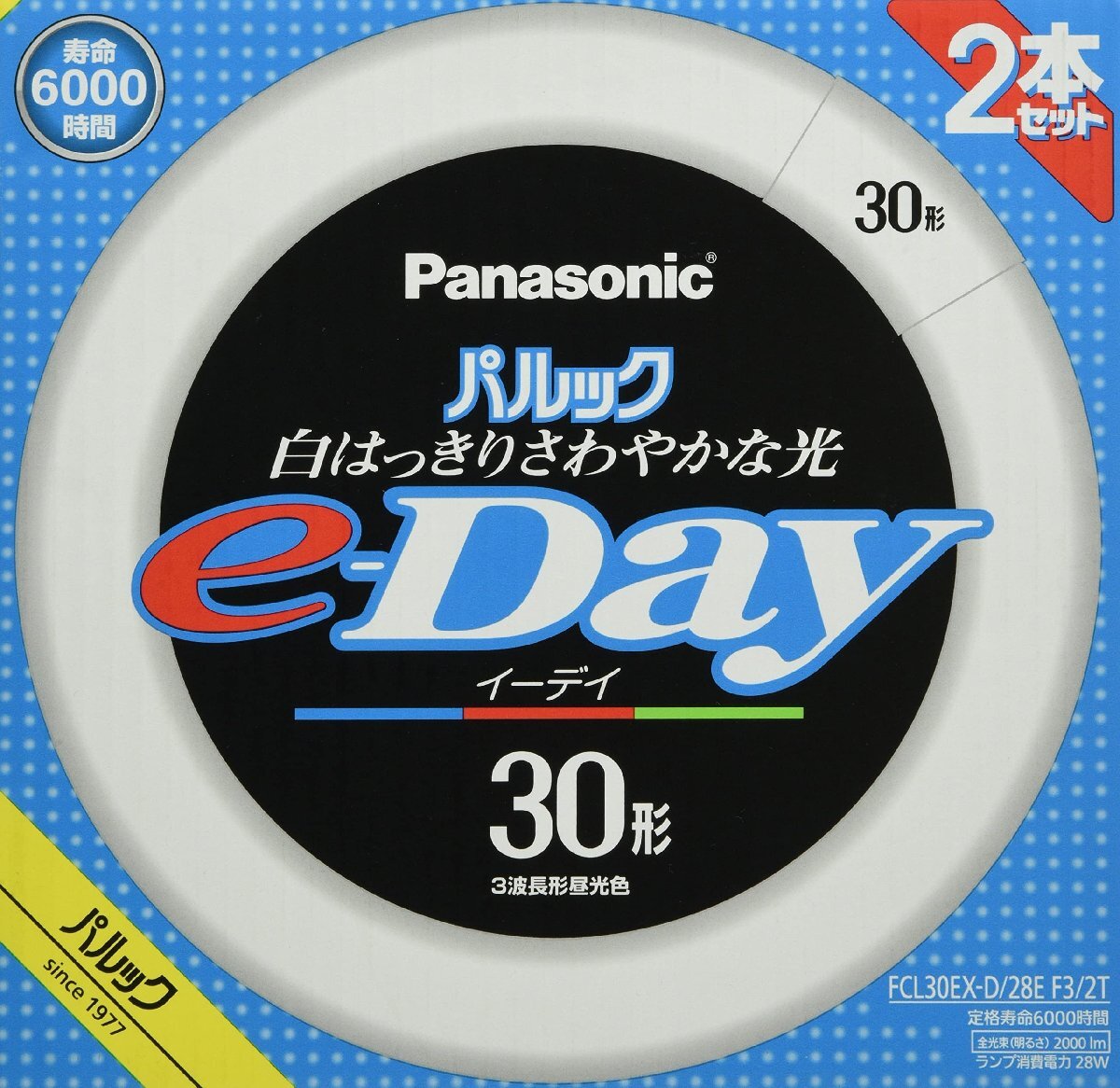  Panasonic лампа дневного света круг форма 30 форма 2 шт. входит днем свет цвет pa look e-Day FCL30EXD28EF32T