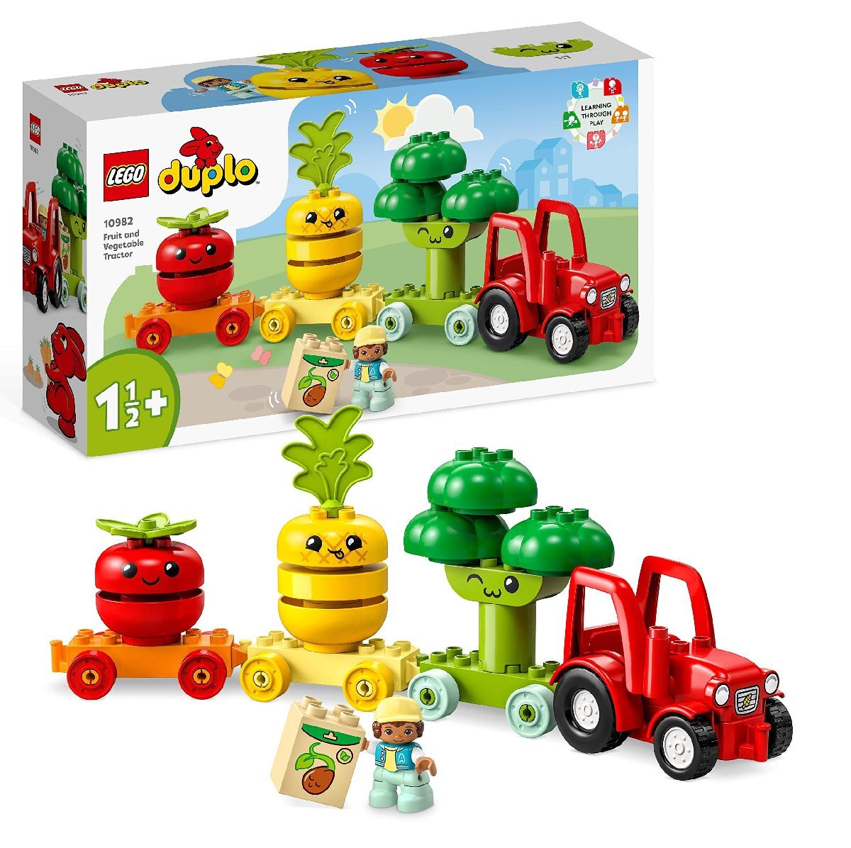レゴ(LEGO) デュプロ はじめてのデュプロ やさいのトラクター 10982 おもちゃ ブロック プレゼント幼児 赤ちゃん ごっこ遊び 乗り物 の_画像1