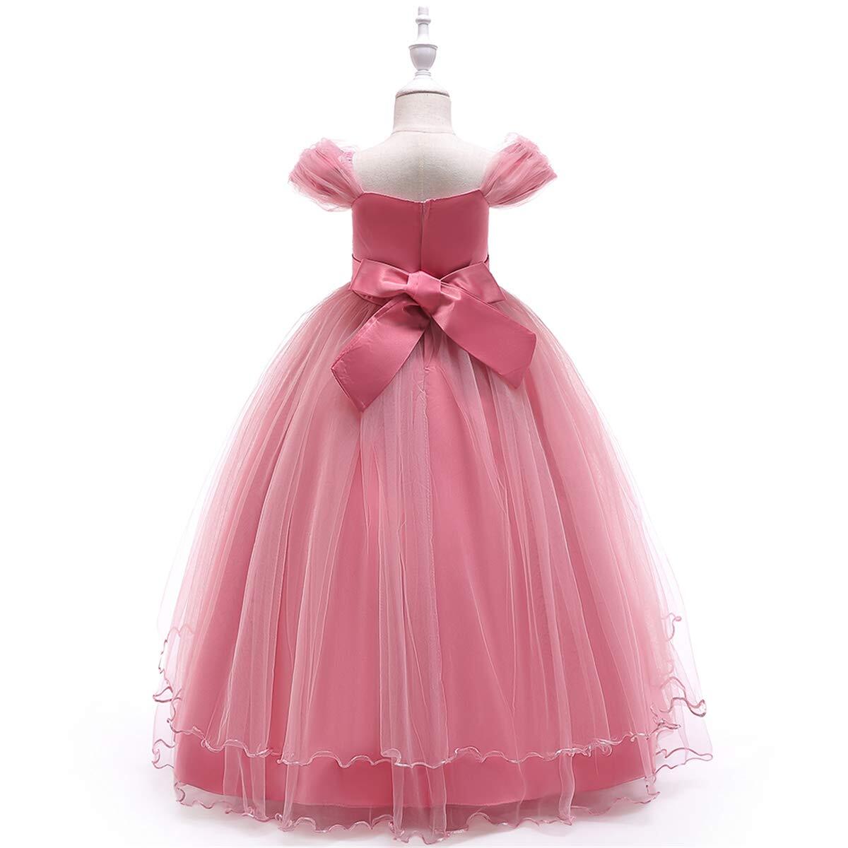 [AOIF LLMY] child dress long dress girl Junior piano presentation pa-ti- musical performance . formal go in . type wedding One-piece [12