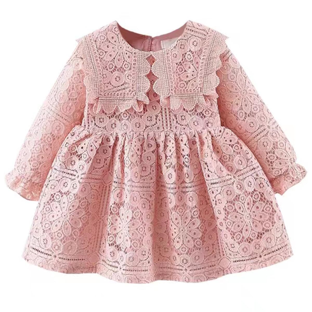 [YY-Natuhi] baby clothes girl One-piece dress total race stylish long sleeve child clothes Kids skirt formal autumn winter baby long pa