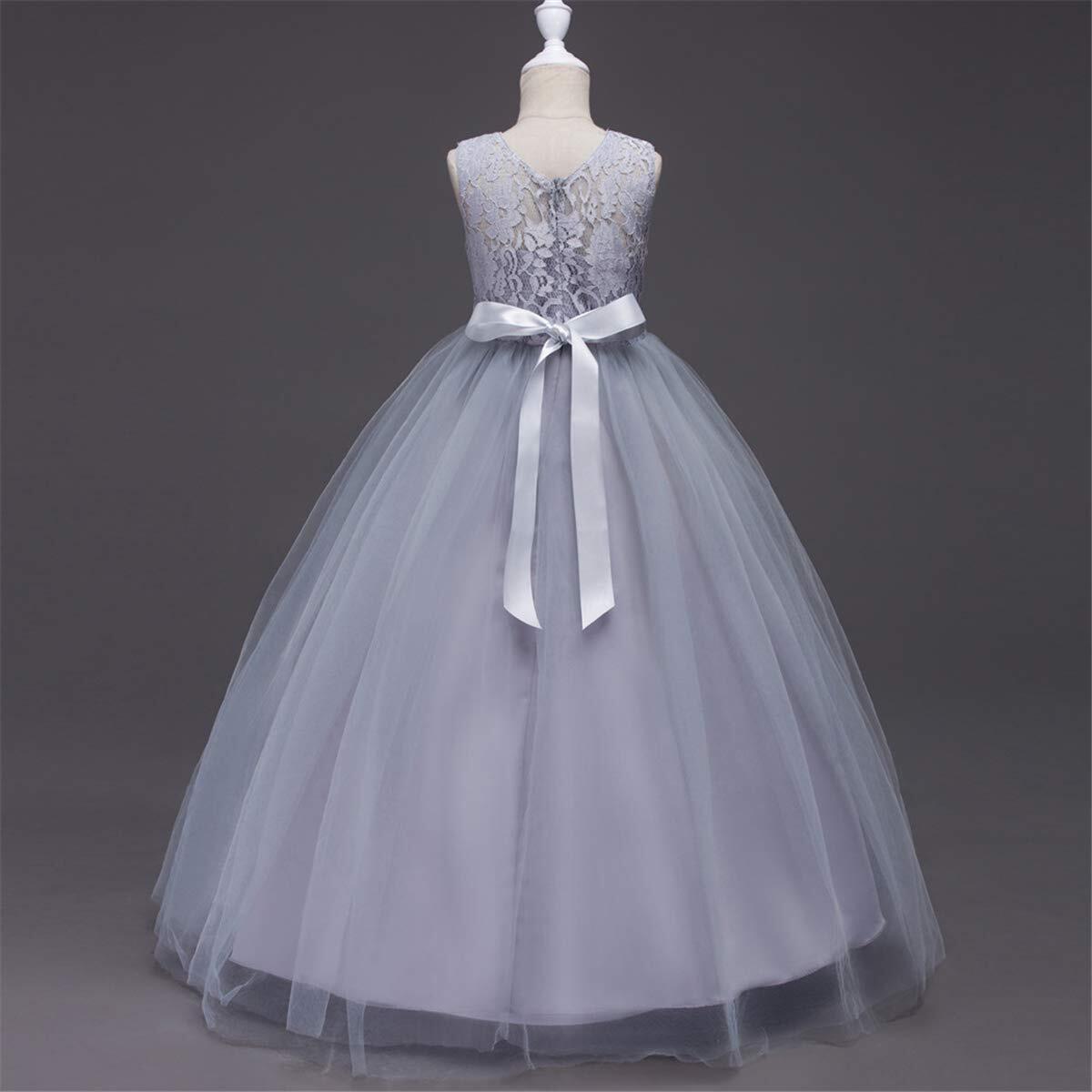 [AOIF] child dress long dress girl Junior piano presentation pa-ti- musical performance . formal go in . type wedding One-piece 120/130