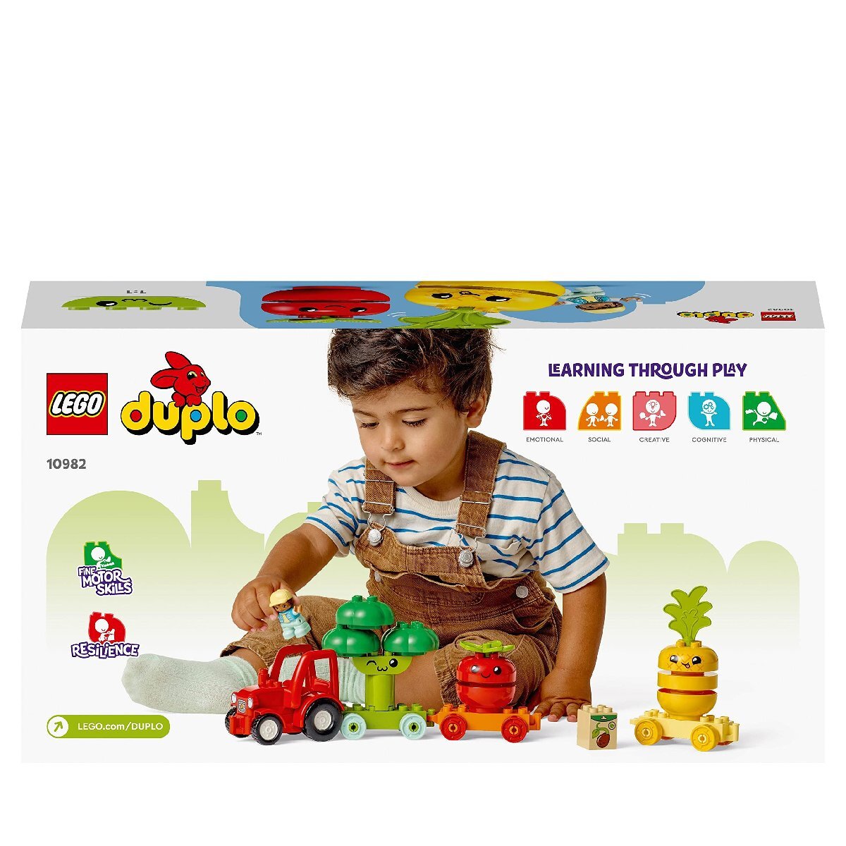 レゴ(LEGO) デュプロ はじめてのデュプロ やさいのトラクター 10982 おもちゃ ブロック プレゼント幼児 赤ちゃん ごっこ遊び 乗り物 の_画像7