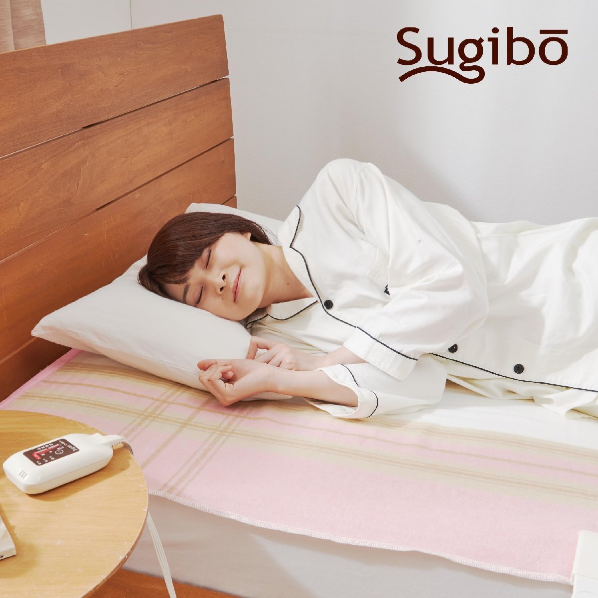 Sugibo(スギボー) 切り忘れ防止タイマー付き 日本製 洗える 電気毛布（大きめサイズ）190×140cm 掛敷兼用ワイドタイプ SB22KW2_画像3
