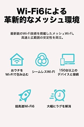 TP-Link メッシュ WiFi 6 ルーター 【 PS5 / ipad/Nintendo Switch/iPhone シリーズ メーカー動作確認_画像3