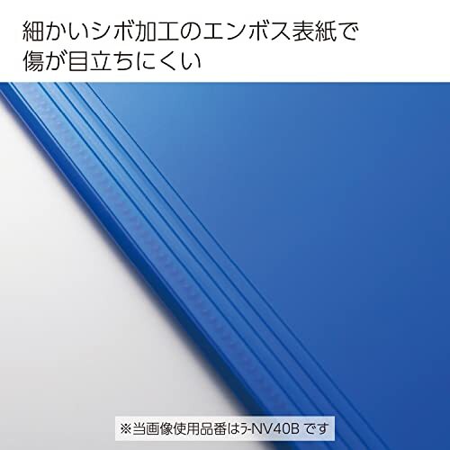 コクヨ(KOKUYO) ファイル クリヤーブック ノビータ 固定式 A4 40枚 黄 ラ-NV40Y_画像3