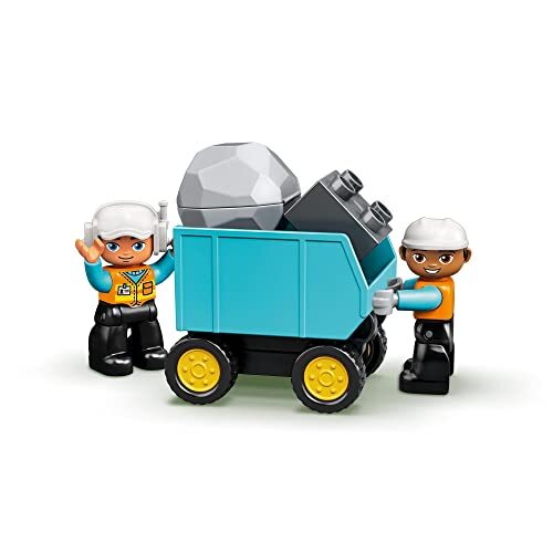 レゴ (LEGO) おもちゃ デュプロ トラックとショベルカー 男の子 女の子 子供 赤ちゃん 幼児 玩具 知育玩具 誕生日 プレゼント ギフト レ_画像8