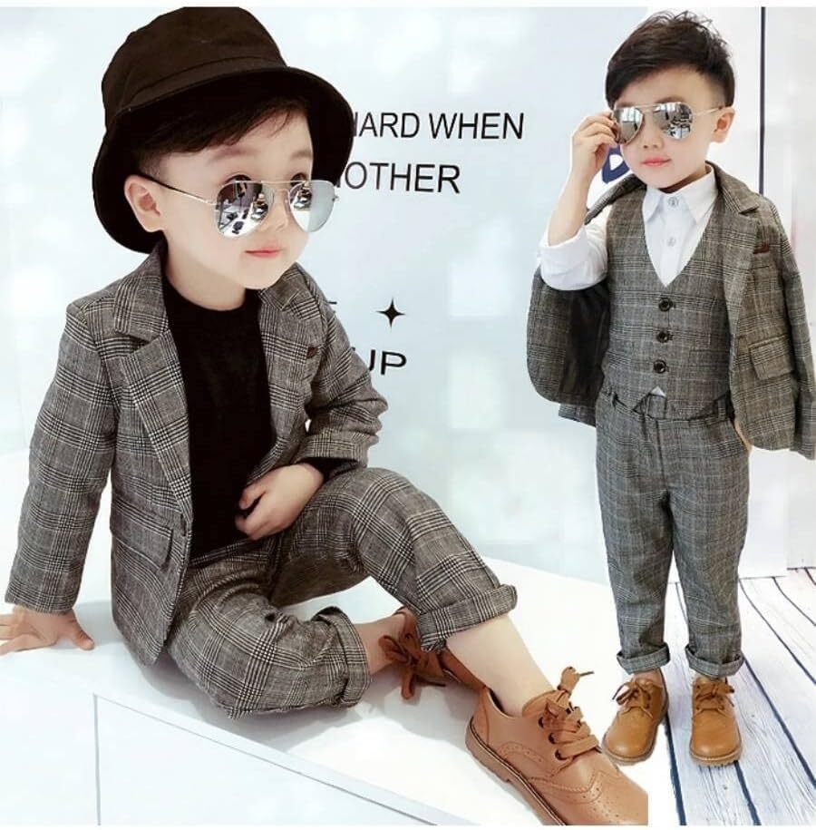  man suit child suit Kids formal man suit child clothes the best jacket trousers 3 point set The Seven-Five-Three Festival .. three . gentleman clothes go in . type . industry 