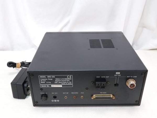 JRC NRD-345 通信機型 受信機 100KHz～30MHzの画像5