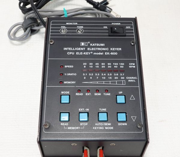 KATSUMI ELE-KEY EK-600 エレキー 電鍵 キーヤー パドル Yahoo!オークション - 希少 カツミ電機 EK-600 エレキー
