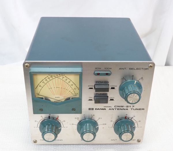 DAIWA CNW-217 1.8~30MHz antenna tuner SWR& power total installing 