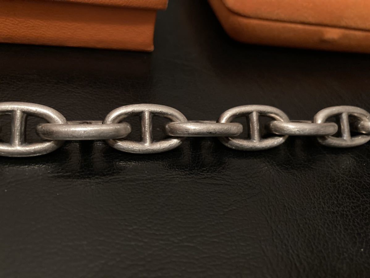 ‘70-‘80s Vintage Hermes Chaine d’Ancre シェーヌダンクル 筆記体 GM13 エルメス アクロバット クレッシェンド ヴィンテージ アレアの画像2
