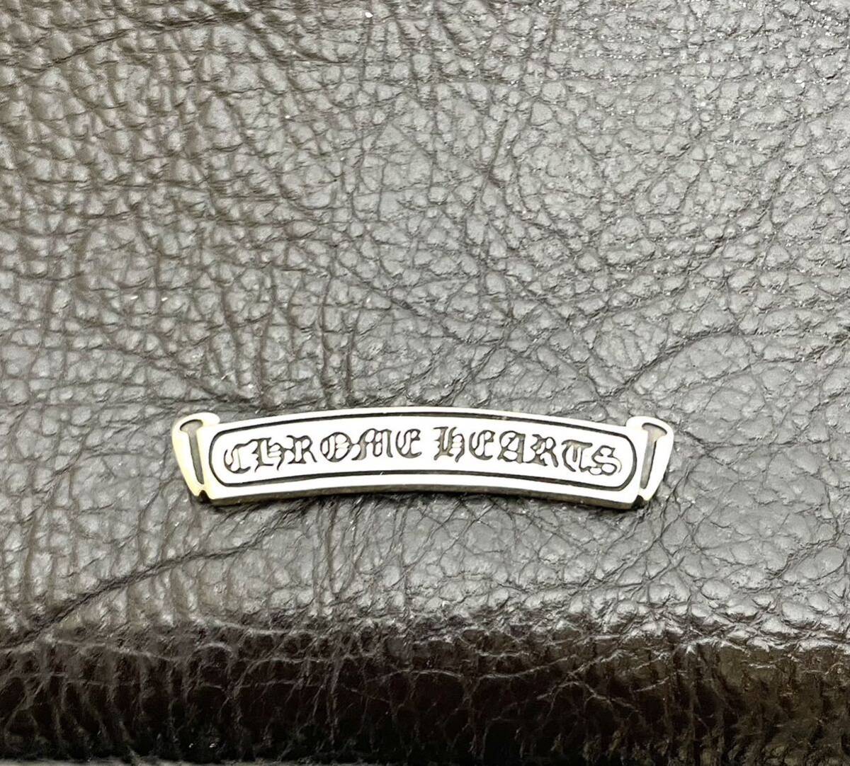 1円スタート！CHROME HEARTS クロムハーツ クラッチバッグ ラージクロス L字ファスナーの画像6