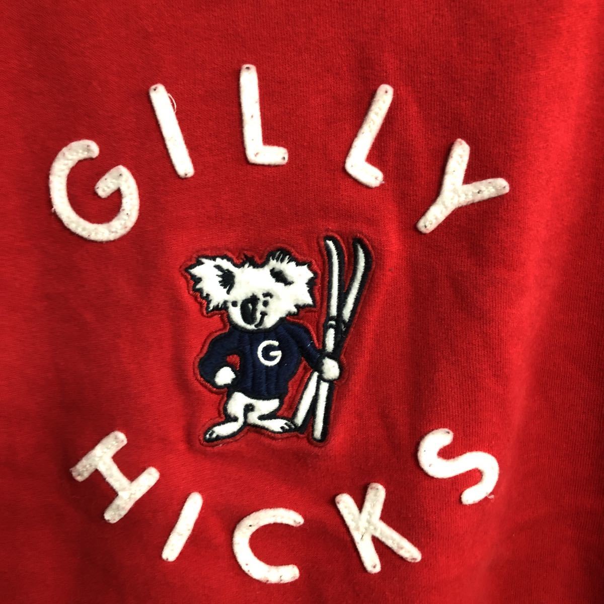 GILLY HICKS футболка L тренировочный коала красный красный 