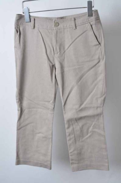 lql5-0559 lady's 7 minute height pants light brown series waste to64