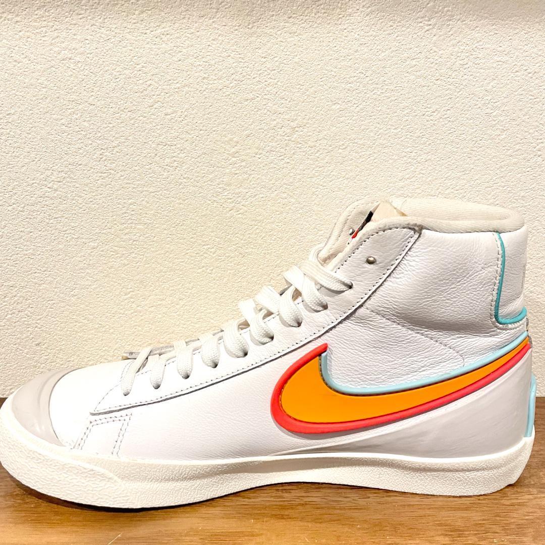 NIKE BLAZER MID 77 INFINITE ナイキ ブレーザーミッド インフィニティ DC1746-100 ハイカットスニーカー 26cm 美品の画像6