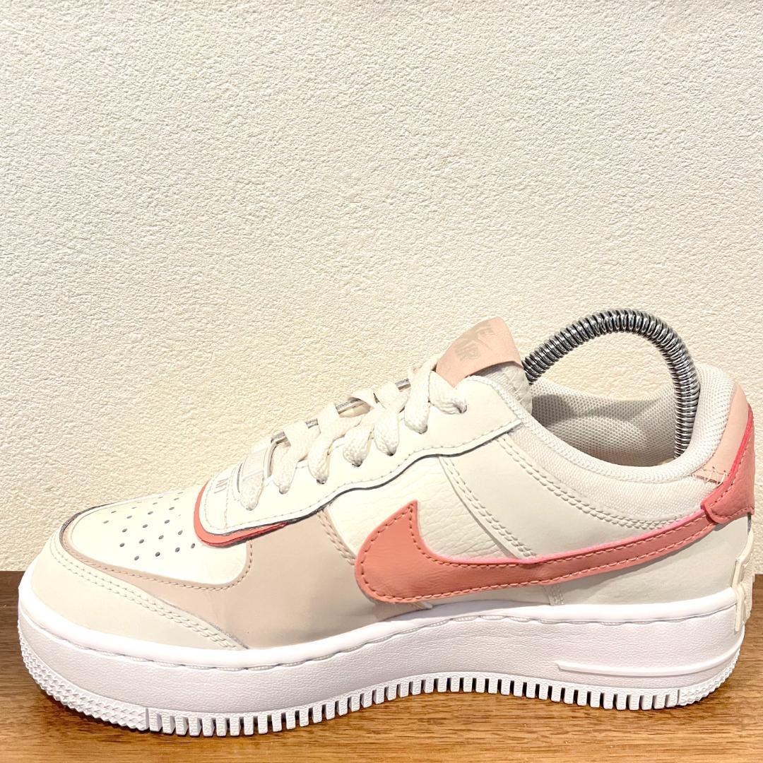 NIKE WMNS AIR FORCE 1 SHADOW ナイキ エア フォース ワン シャドウ ピンク レディース DZ1847-001 ローカットスニーカー 22.5cm 美品_画像6