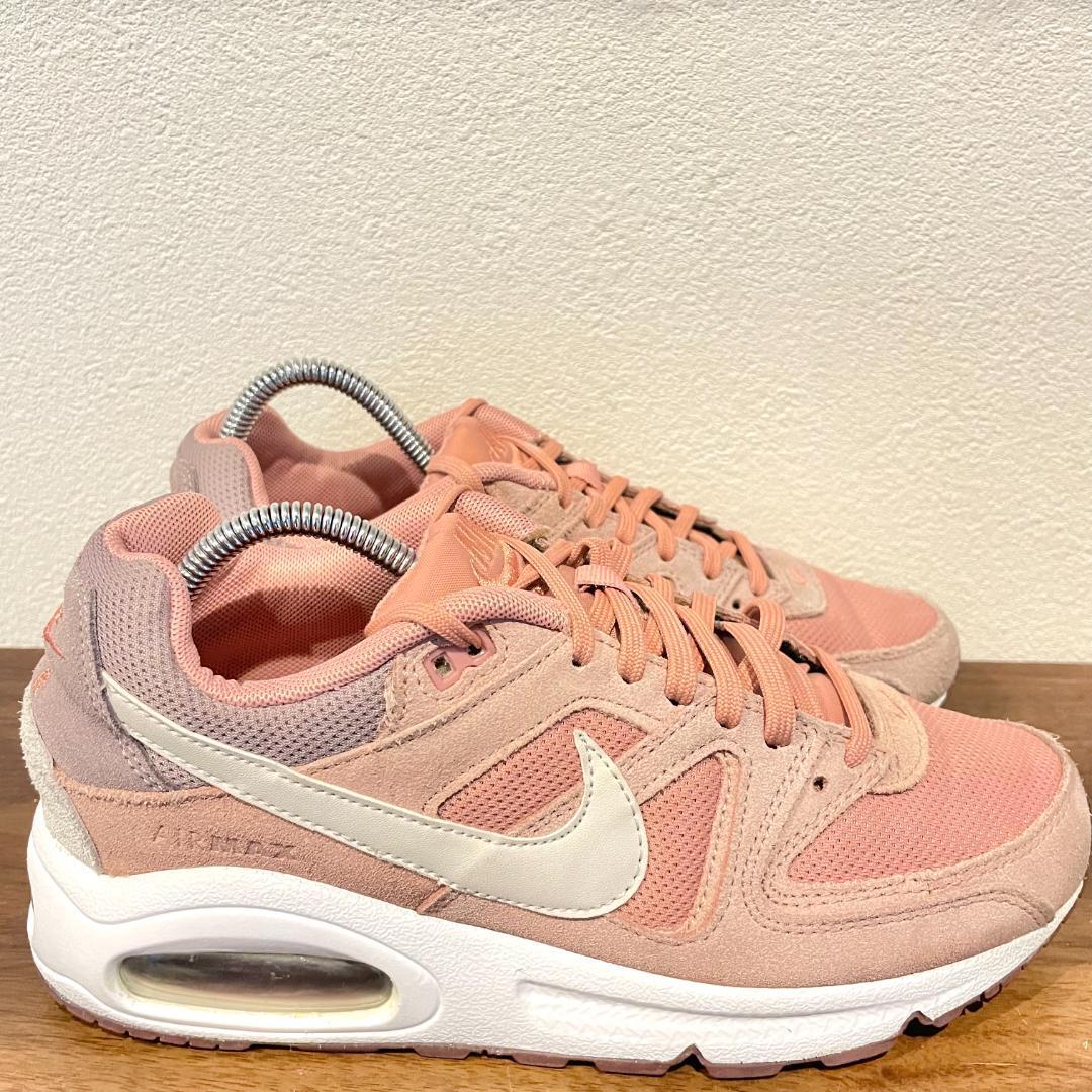 NIKE WMNS AIR MAX COMMAND ナイキ エア マックス コマンド ピンク 397690-600 ローカットスニーカー カジュアル 24cmの画像3