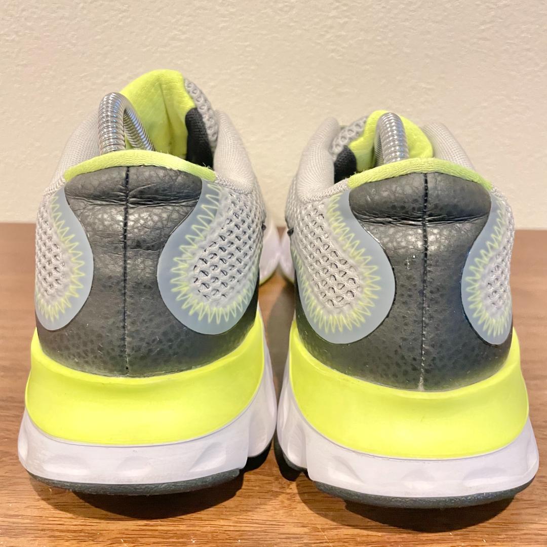 NIKE RENEW RUN GREY FOG VOLT ナイキ リニューラン グレー イエローCK6357-006 ランニングシューズ 25cm_画像4