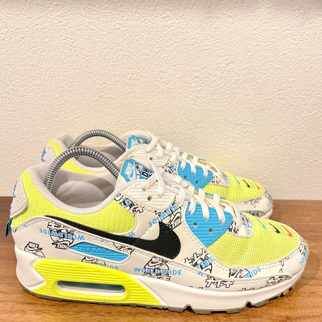 NIKE WMNS WORLD WIDE PACK AIR MAX 90 ナイキ エア マックス 90 ワールドワイド DA1342-107 レディース ローカットスニーカー 24cm_画像3