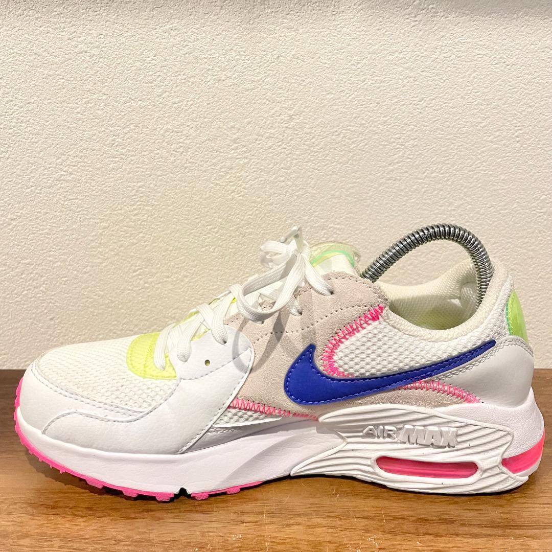 NIKE AIR MAX EXCEE ナイキ エア マックス エクシー マルチカラー レディース DD2955-100 ローカットスニーカー 24.5cm 美品_画像6