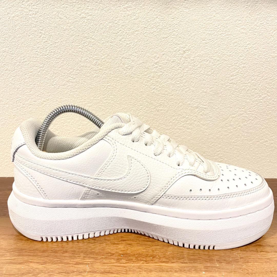 NIKE W COURT VISION ALTA LTR ナイキ コートビジョン アルタ ホワイト レディース DM0113-100 ローカットスニーカー 23.5cm _画像5